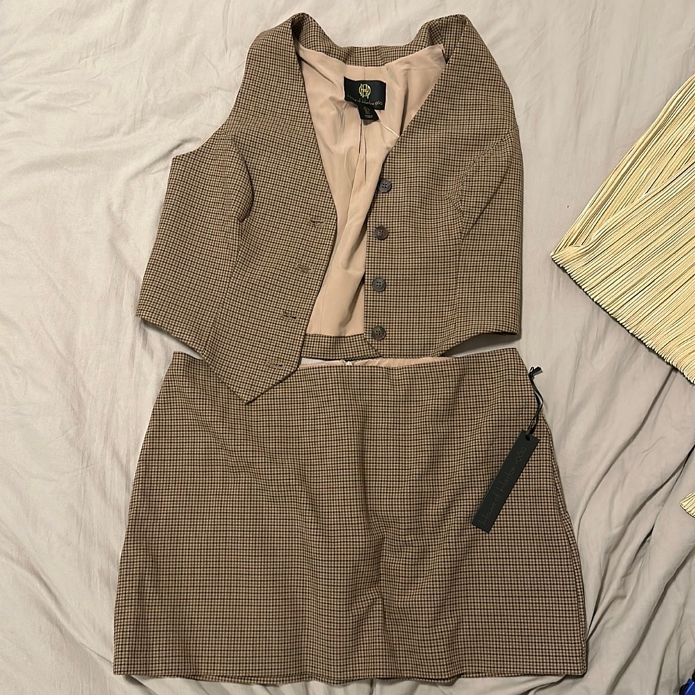 House of Harlow best and skirt set blouse NEW Bloggers favorites